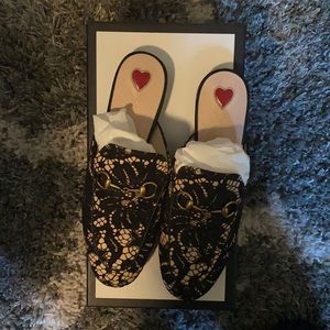 Gucci Lace Princetown